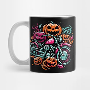 Motorcycle Halloween Mug